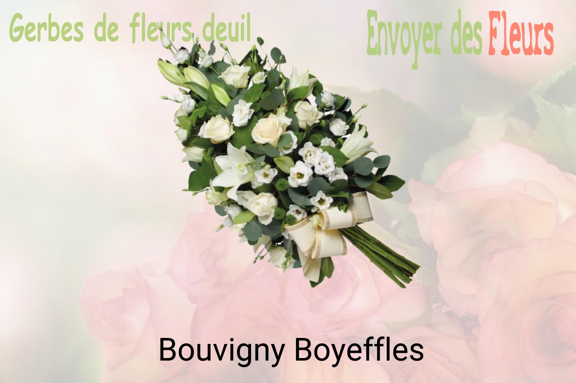Gerbe de fleurs de deuil livrée à Bouvigny-Boyeffles